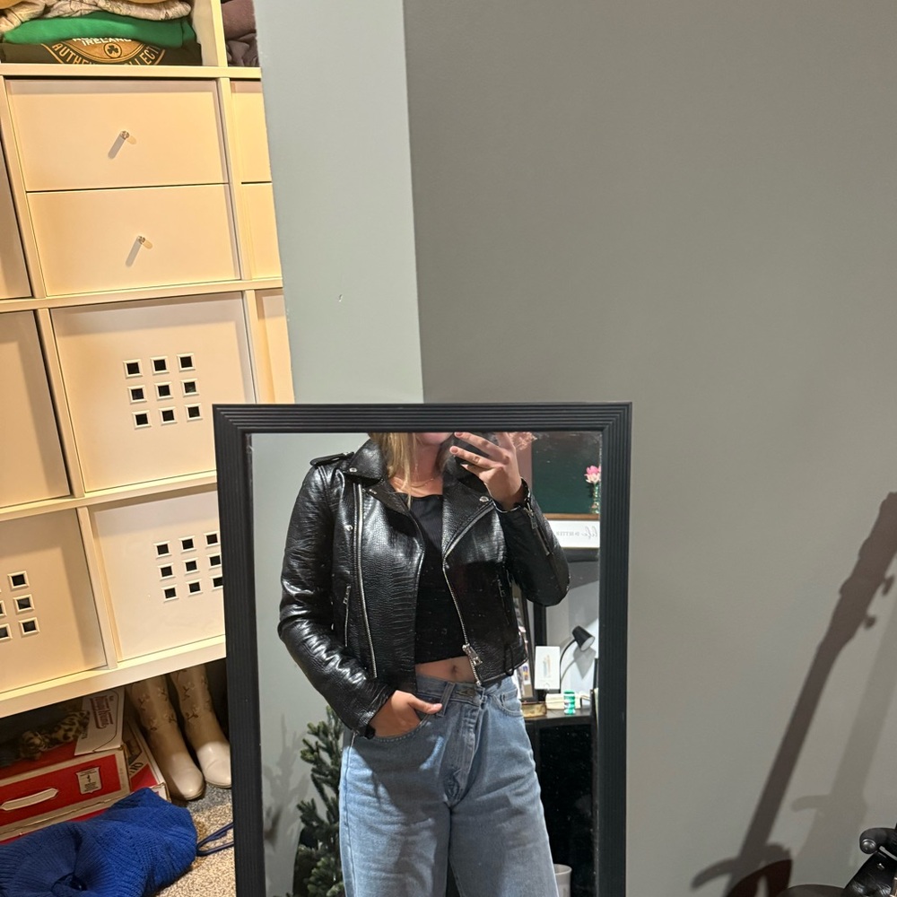 Signature by Levi Strauss Black Leather Jacket